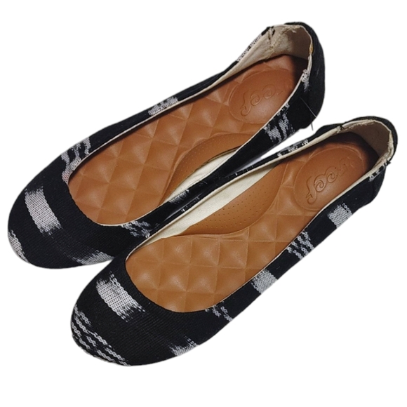 Reef Bella Costas Black & White Cushioned Ballet Flats Women's Size 7 NWT - Picture 12 of 12
